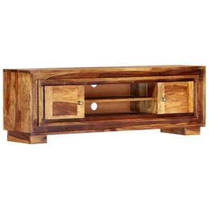 Comoda TV, 118 x 30 x 40 cm, lemn masiv de sheesham, sol-248000