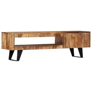 Comoda TV, 140 x 30 x 40 cm, lemn masiv de sheesham, sol-247980