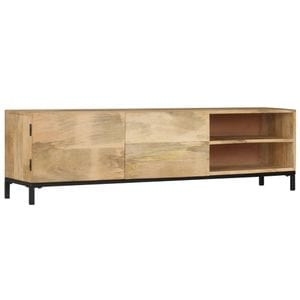 Comoda TV, 145 x 30 x 41 cm, lemn masiv de mango, sol-247944