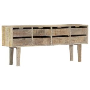 Comoda living VidaXL Sol-247914, lemn masiv, 140 x 30 x 60 cm, maro