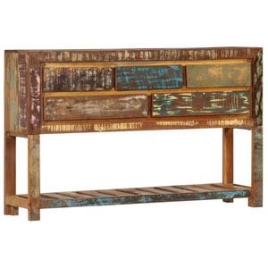 Servanta, 120 x 30 x 75 cm, lemn masiv reciclat, sol-247478