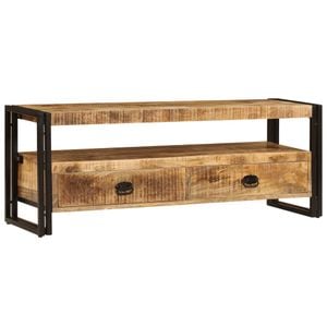Comoda TV, 120 x 35 x 45 cm, lemn masiv de mango, sol-247402