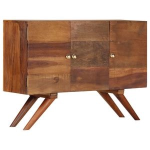 Servanta, maro, 110 x 30 x 75 cm, lemn masiv reciclat, sol-246674