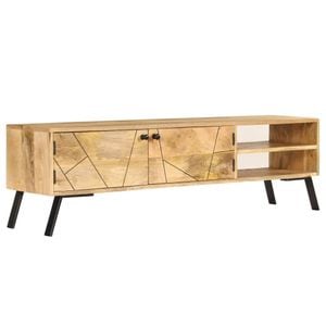 Comoda TV, lemn masiv de mango, 140 x 30 x 40 cm, sol-246154