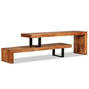 Comoda TV, lemn masiv de acacia, sol-244583