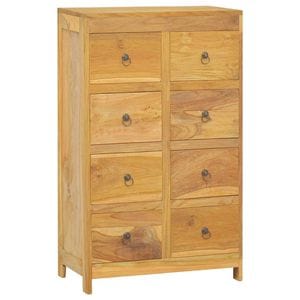 Comoda cu sertare, 55x30x90 cm, lemn masiv tec, sol-340740