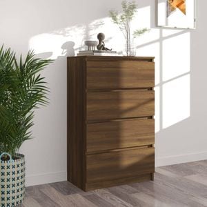 Servanta, stejar maro, 60x35x98,5 cm, lemn prelucrat, sol-815077