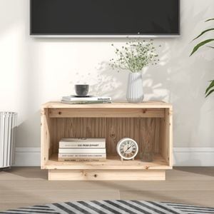 Comoda TV, 60x35x35 cm, lemn masiv de pin, sol-813824