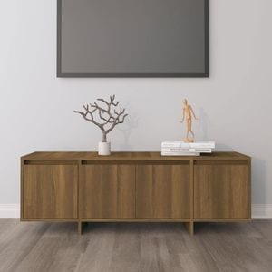 Comoda TV VidaXL Sol-813052, PAL, 120 x 30 x 40.5 cm, stejar maro