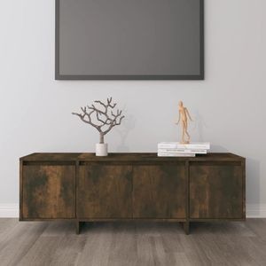Comoda TV VidaXL Sol-813050, PAL, 120 x 30 x 40.5 cm, stejar afumat
