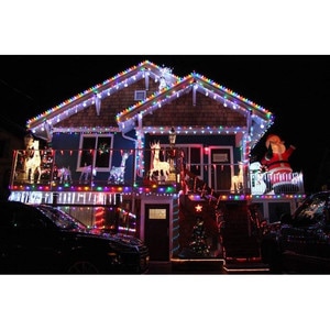 Instalatie Craciun TurturI SIKS 8 M, 200 Led-uri, 8 Jocuri De Lumini, Exterior/Interior, Multicolor