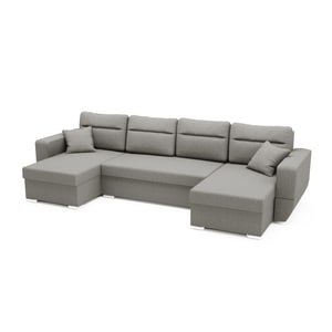 Canapea Karol U Shape Plus Silver, 310 x 140 x 90 cm