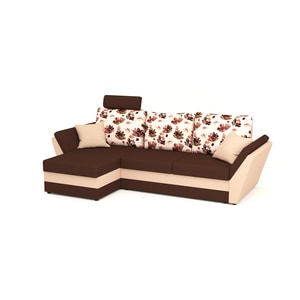 Coltar extensibil, reversibil Palma Bordo Flolim cu 1 tetiera, 256 x 140 x 80