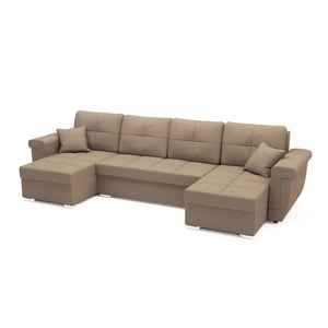 Canapea Calio U Shape Plus Capucino, 330 x 140 x 90 cm