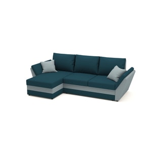 Coltar extensibil, reversibil Palma Albastru, 255 x 140 x 90 cm