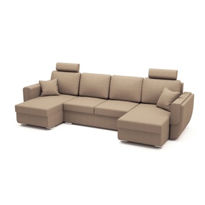 Canapea Tony U Shape Plus Capucino, 320 x 140 x 90 cm