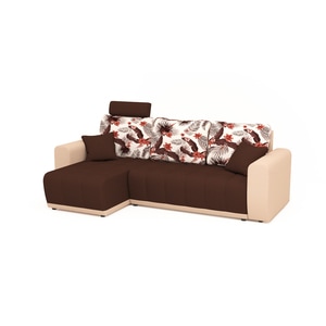 Coltar extensibil, reversibil Lina Bordo Tropic cu 1 tetiera, 244 x 90 x 80 cm