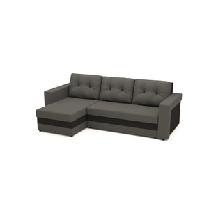 Coltar extensibil, reversibil Bony dkGrey, 230 x 140 x 80 cm