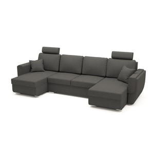 Canapea Tony U Shape Plus Grey, 320 x 140 x 90 cm