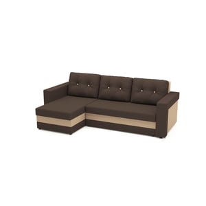 Coltar extensibil, reversibil Bony Taupe, 230 x 140 x 80 cm