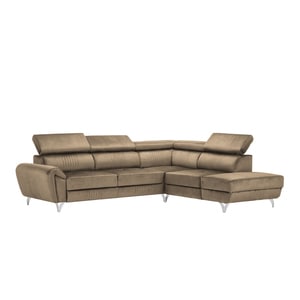 Canapea exclusiva BALTAZAR L Shape cappucino 280 x 235 x 95 cm