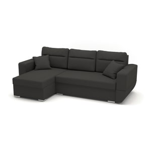 Coltar extensibil, reversibil Karoll C Plus Black, 240 x 140 x 90 cm
