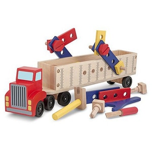 Banc de Lucru Melissa & Doug Mobil Camion cu Unelte