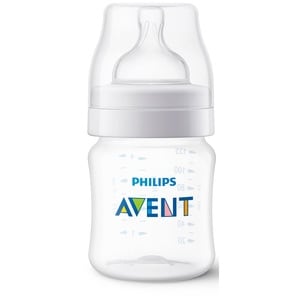 Biberon anti-colici Philips-Avent SCF810/10, tetina debit lent, 125 ml