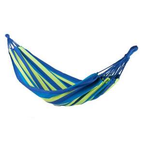 Hamac SIKS dimensiune 190x75, max 120 kg, multicolor albastru
