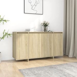 Servanta, stejar sonoma, 135x41x75 cm, PAL, sol-809596