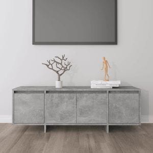 Comoda TV, gri beton, 120x30x40,5 cm, PAL, sol-809579