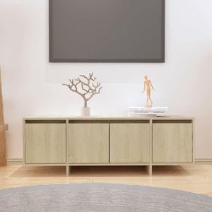 Comoda TV, stejar sonoma, 120x30x40,5 cm, PAL, sol-809578
