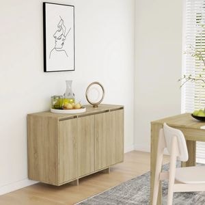 Servanta, stejar sonoma, 120x41x75 cm, PAL, sol-809605