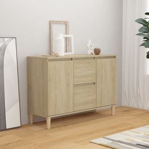 Servanta, stejar sonoma, 103,5x35x70 cm, PAL, sol-806106