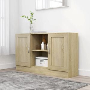 Servanta, stejar Sonoma, 120 x 30,5 x 70 cm, PAL, sol-802780
