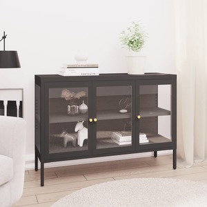 Comoda living VidaXL, otel, 105 x 35 x 70 cm, antracit