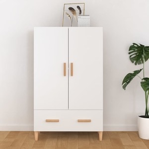 Dulap VidaXL, lemn, 70 x 31 x 115 cm, alb