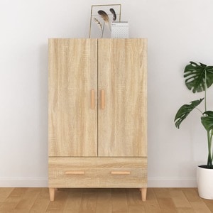 Comoda VidaXL, lemn, 70 x 31 x 115 cm, stejar sonoma