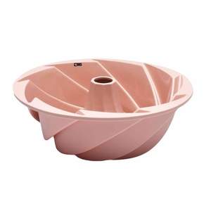 Forma SIKS pentru Copt Prajituri, Tort, Material Silicon, Rotunda, 22x9.5 cm, Roz