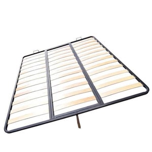 Somiera pat Qualitysom, metalica, 3 zone, cu sistem de rabatare, 200 x 175 cm