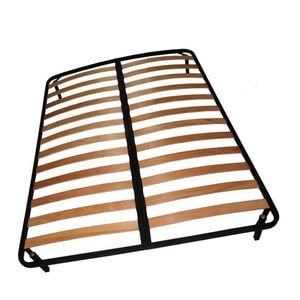 Somiera pat Qualitysom, metalica, dubla, cu picioare, 170 x 130 cm