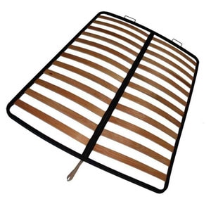Somiera pat Qualitysom, metalica, dubla, cu sistem de rabatare, 170 x 150 cm