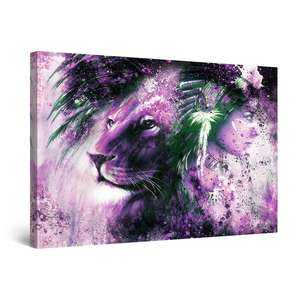 Tablou DualView Startonight Leoaica, luminos in intuneric, 90 cm x 60 cm