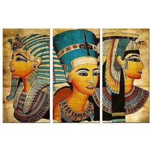 Set tablou DualView Startonight Egiptul antic, luminos in intuneric, 180 x 270 cm (3 piese 90 x 180 cm)