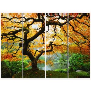 Set Tablou DualView Startonight Artar, 4 piese, luminos in intuneric, 180 x 240 cm (4 piese 60 x 180 cm)