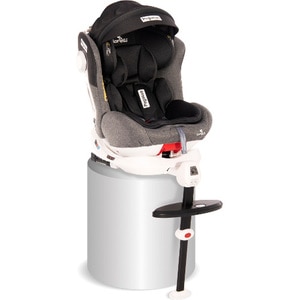 Scaun auto Lorelli Pegasus Rotativ 360 grade cu Baza Isofix si Picior de Fixare, 0-36 kg, Light & Dark Grey