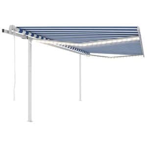 Copertina automata, senzor vant&LED, albastru/alb, 4,5x3,5 cm, sol-3070051