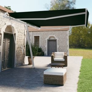 Copertina autonoma retractabila automat, antracit, 450x350 cm, sol-3069649