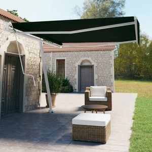 Copertina autonoma retractabila automat, antracit, 400x350 cm, sol-3069629