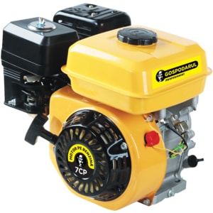Motor Pe Benzina Uz General Gospodarul Profesionist Pmp0024, 7 Cp, 5200 W, 3600 Rpm, 4 Timpi, 208 Cc, 10.8 Nm, Pornire La Sfoara, 3.6 L